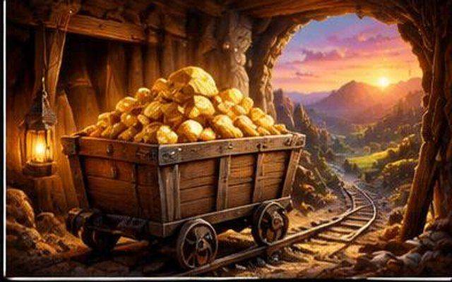 Gold Rail Rush — ilustrație de joc