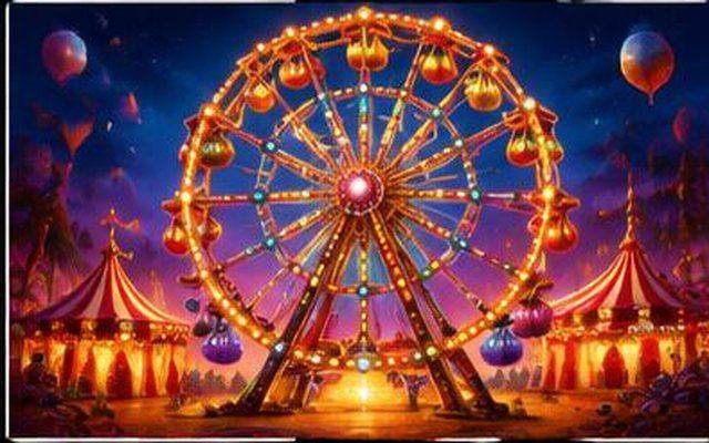 Carnival Wheel — ilustrație de joc