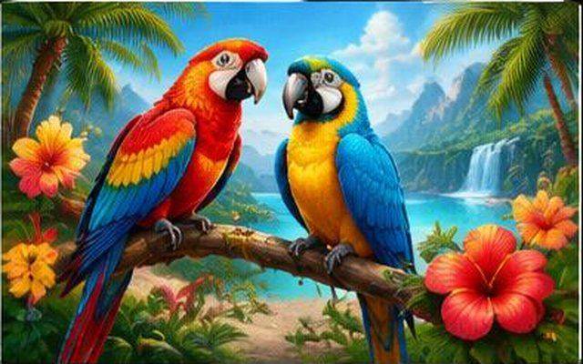 Tropical Wings — ilustrație de joc