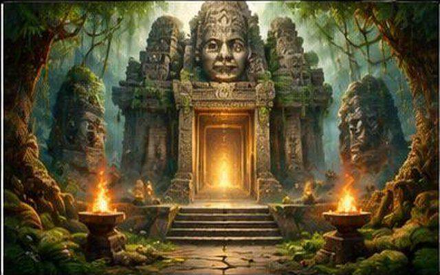 Temple Secrets — ilustrație de joc