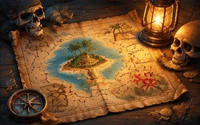 Pirate Compass — ilustrație de joc